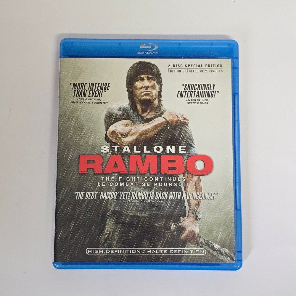 Rambo Blu-ray 2008 Action‎ Special Edition Sylvester Stallone 2-Disc Set
